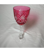 Faberge Odessa Cranberry Crystal Glass - $308.36 CAD