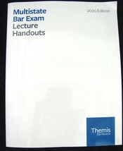 Themis Bar Review Multistate Bar Exam MBE Lecture Handouts Law Study Boo... - $26.73