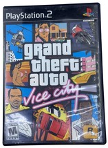 Grand Theft Auto Vice City PlayStation 2 Game With Original Case - $12.86