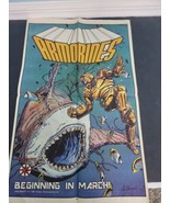 Vintage Armorines Promo Poster  21 X 13 Inch Rare Valiant Voice Insert 1994 - $928.51 MXN