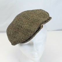 Schuman Sullivan Vintage Wool Newsboy Hat New Haven CT Sz Medium Made In USA - £28.50 GBP