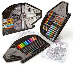 Crayola Star Wars Millennium Falcon Art Case - 72 Piece Set - Great Gift - £15.68 GBP