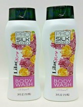 ( LOT 2 ) ProSilk Body Wash w/ LILAC &amp; ROSE with Vitamin E Moisturizing 24 oz Ea - £19.73 GBP