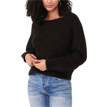 Free People Ladies Comfy Raglan Sleeve Carter Pullover Black Top Tunic N... - $94.68