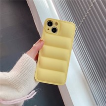 Candy Color Liquid  Down Jacket Case For  14 13 11 12 Pro Plus XS Max X XR 7 8 S - £39.94 GBP