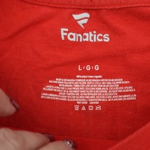 Mahomes Kansas City Chiefs Shirts Men L Red Fanatics NFL 15 Short Sleeve... - $22.75