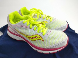 Saucony Progrid Kinvara 3 Athletic Running Shoes Size 4.5 B Green Pink - £27.73 GBP