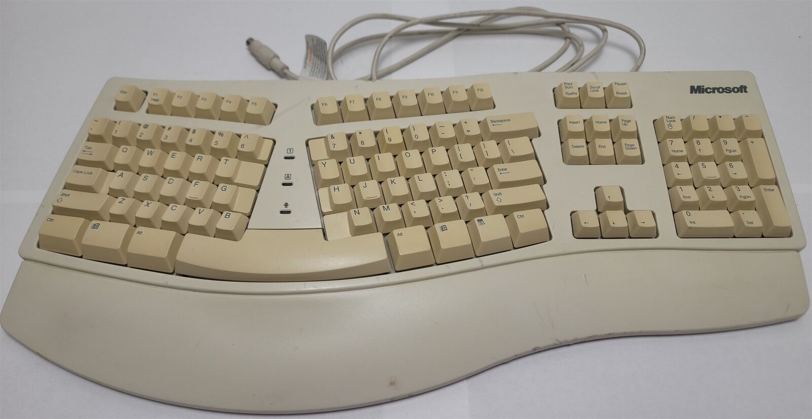 Microsoft 58221 Natural Ergonomic Keyboard , PS/2, - $14.67