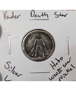 HOBO Darth Vader Death Star Made From A REAL WWII Silver War Nickel 35% ... - $289.20 MXN