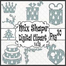 Mix shape digital clipart vol. 29 thumb200