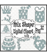 Mix Shape Digital Clipart Vol. 29 - $7.01 CAD