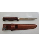 Custom Crafted Sharp DF60 Stainless Japan 6” Fixed Blade Fillet Knife w/... - €24,74 EUR