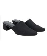 Splendid Womens Shoes Black Mule Slip-On Padded Flexible Upper 1.5&quot; Heel - $61.73 CAD