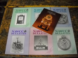 LOT NAWCC Bulletin 1987 Full Year with Suppliment 7 issues Aaron Dodd Crane - $29.65