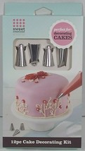 Sweet Creations by Good Cook 12pc Cake Decorating Kit, 8 Piping Bags, 4 ... - $10.99