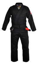 New Fuji Lightweight Light Summer Weight Mens Brazilian Gi Jiu-Jitsu BJJ - Black - £95.53 GBP