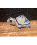 Tonala Mexican Turtle Hand-painted Candle Holder approx 3.25&quot; - $273.50 MXN