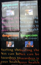 Lot 4 Jordan Cray Danger.Com Mmpb Ya Mystery/Suspense Shiver~Stalker~Firestorm - £14.92 GBP