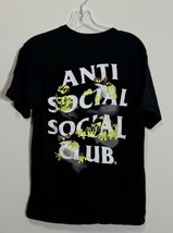 Anti Social Social Club Shirt Adult Medium Black Frogs Mens Tree Frog Logo - £18.59 GBP