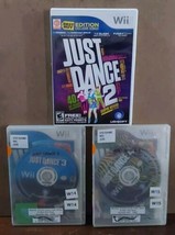 Nintendo Wii Just Dance 2 3 4 Lot Dancing Video Games Ubisoft - £25.57 GBP