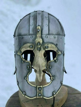 LARP Medieval Viking Helmet, Early Era helmet, Knight helmet - $280.18