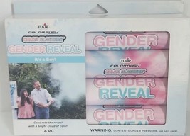 Tulip Color Rush Color Blasters Gender Reveal &quot;It&#39;s A Boy!&quot;, Set of 4 Tubes - $570.23 MXN
