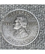 1966-TOKEN-MEDAL-JEFFERSON CENTENNIAL-JEFFERSON BORO-CODORUS, PENNSYLVANIA - £1.59 GBP
