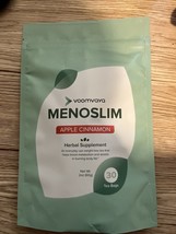 VoomVaya MenoSlim Herbal Supplement 30 Tea Bags Apple Cinnamon EXP 12/25 - £23.25 GBP