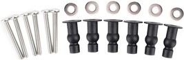 Expanding Rubber Toilet Seat Bolts In A 6-Pack That Are Compatible, Small Hole. - £30.31 GBP