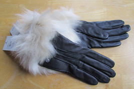 UGG Smart Gloves Toscana Shearling Cuff Chestnut or Stormy Grey Large NE... - $94.99