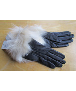 UGG Smart Gloves Toscana Shearling Cuff Chestnut or Stormy Grey Large NE... - £74.74 GBP