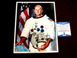 Charles Gordon Fullerton STS-3 Nasa Astronaut Signed Vintage Litho Photo Beckett - £156.60 GBP