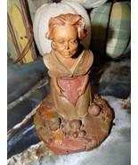 Tom Clark 1988 PRISCILLA Gnome Figurine Cairn Studio Nature Acorn Leaves... - $850.45 MXN