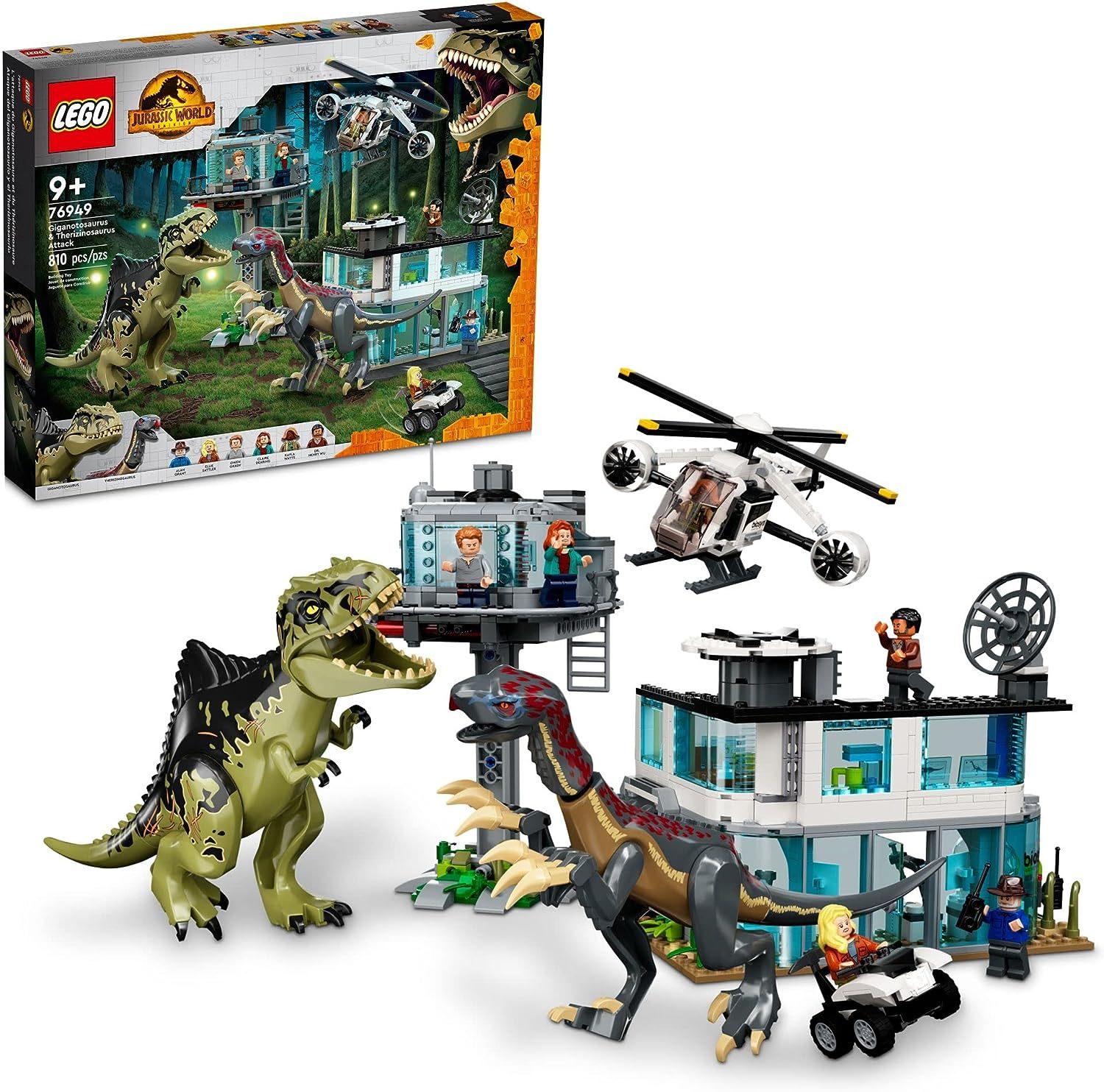 LEGO Jurassic World Dominion Giganotosaurus &amp; Therizinosaurus Attack 76949 - $299.99