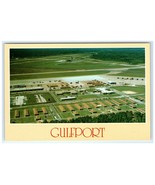 Air National Guard Training Site Aerial View Gulfport MS Airport Postcard - $7.00