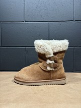 Kookaburra by UGG Brown Leather Winter Lined Boots Wmns Sz 10 - £24.11 GBP