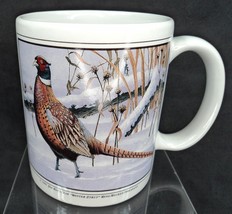 Vintage 1995 Ring-Necked Pheasant Winter Strut by Jim Rataczak Coffee Cu... - £11.37 GBP