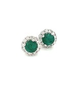 Natural Emerald Diamond Earrings 14k Gold 3.02 TCW Certified $5,490 211182 - $2,465.10