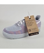 NIKE AIR FORCE 1 CRATER FLYKNIT WOLF GREY Shoes DH3375 002 Size 6 Y = Wo... - £71.32 GBP
