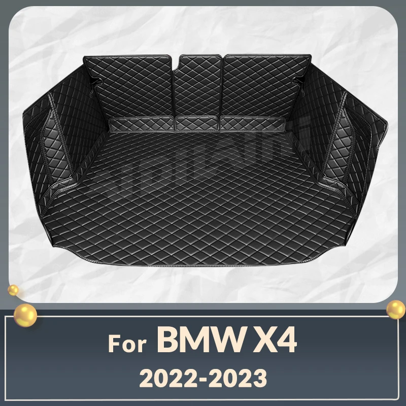 Auto Full Coverage Trunk Mat For BMW X4 2022 2023 Leather Car Boot Cover Pad - £84.46 GBP+
