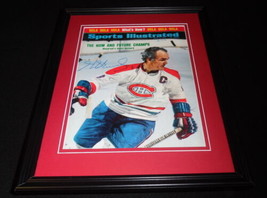 Henri Richard Signed Framed 1973 Sports Illustrated Magazine Cover Canad... - £77.66 GBP