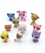 Lot Of 10 Littlest Pet Shop Figures Poodle Frog Chihuahua Bird &amp; More I - $203.44 MXN