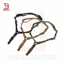 One Single 1 Point Sling Tactical Adjustable Bungee Rifle Gun Sling Strap System - £9.48 GBP+