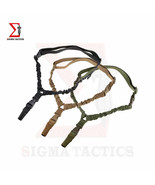 One Single 1 Point Sling Tactical Adjustable Bungee Rifle Gun Sling Stra... - $11.87+