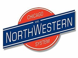5&quot; Chicago And Northwestern System Railroad Bumper Decal Sticker Usa Made - £13.58 GBP