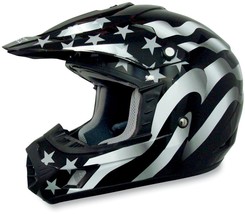 Afx Adult Off-Road MX/ATV FX-17 Flag Helmet Stealth 2XL - £87.88 GBP