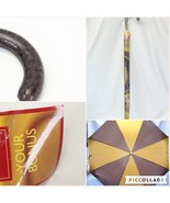 Aramis Umbrella Your Bonus Theme 40in Large Gold and Brown Rare Vintage 80s - $594.07 MXN