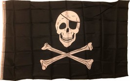 New 2x3 Jolly Roger Pirate Flag Caribbean Pirates Flags - £3.46 GBP