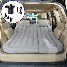 Suv Car Inflatable Air Mattress Camping Bed With Electric Air Pump, 2 Pillows, - £47.87 GBP