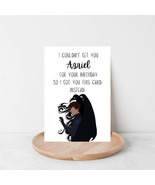 Azriel Birthday Card, ACOTAR Birthday Card, Bat Boys, bookish birthday gift - $7.99